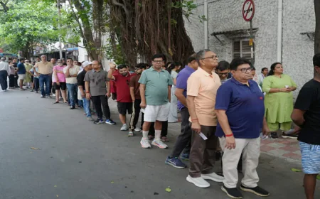 पश्चिम बंगाल में दूसरे चरण में भी बंपर वोटिंग, शाम 5 बजे तक 89.99% हुआ मतदान