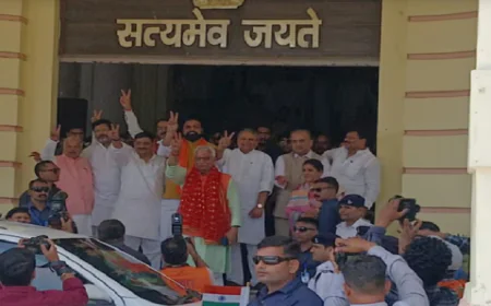 बीजेपी MLC प्रत्याशी अरविंद शर्मा ने किया नामांकन, CM सम्राट चौधरी समेत कई NDA नेता रहे मौजूद