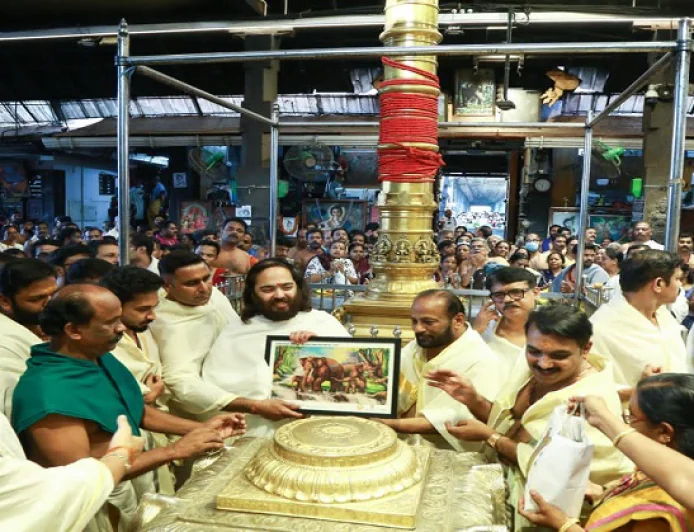 अनंत अंबानी की बड़ी पहल : केरल के मंदिरों और हाथी कल्याण के लिए 18 करोड़ का दिया दान, दो प्रमुख मंदिरों को 6 करोड़ रुपये