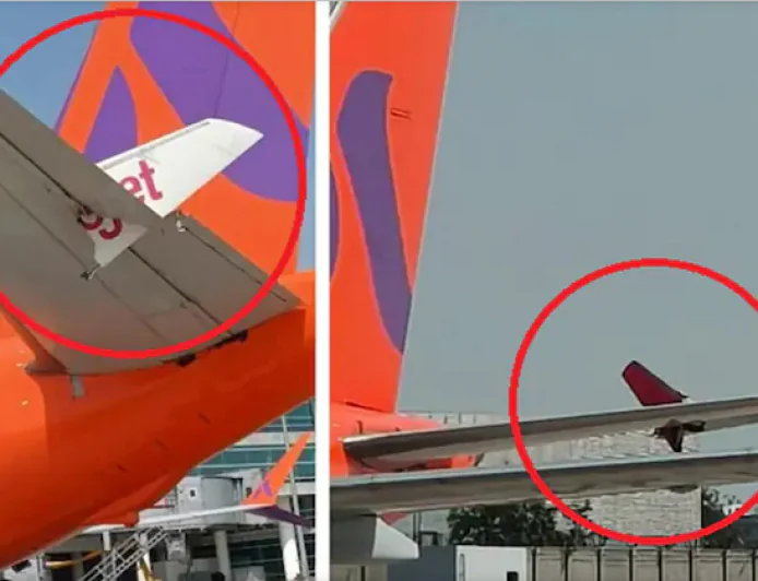 BREAKING : दिल्ली एयरपोर्ट पर टला बड़ा हादसा, आपस में टकराए दो विमानों के विंग, मची अफरा-तफरी