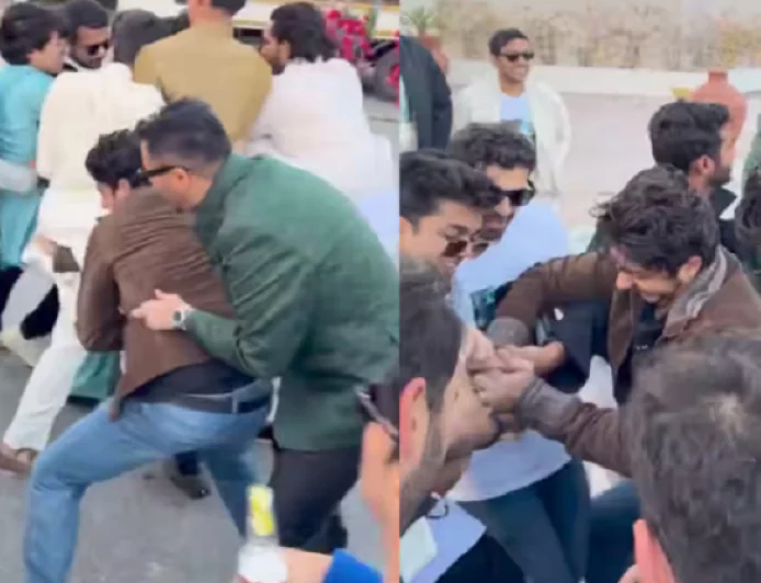 दोस्त की शादी में आर्यन खान का दिखा मस्ती भरा अंदाज, जूता चुराई की रस्म में खूब किया उधम, देखें VIDEO