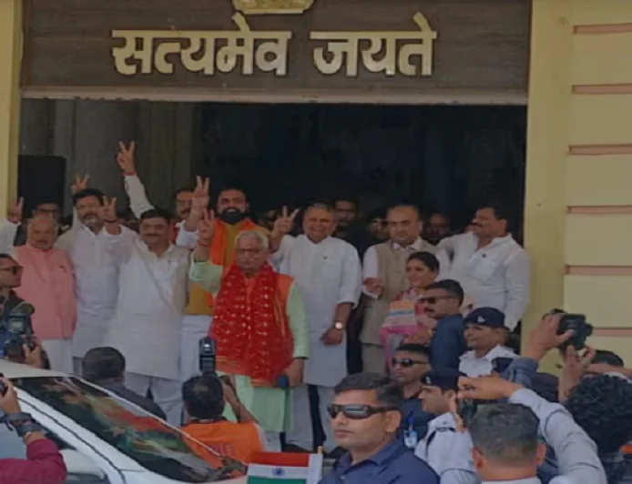 बीजेपी MLC प्रत्याशी अरविंद शर्मा ने किया नामांकन, CM सम्राट चौधरी समेत कई NDA नेता रहे मौजूद