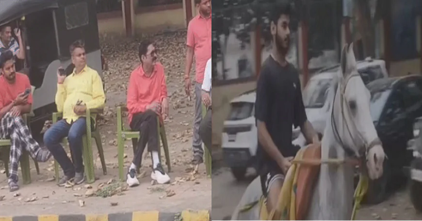 बेटे को घुड़सवारी सिखाते दिखे बाहुबली विधायक अनंत सिंह, छोटे पुत्र को IPS बनाने का है सपना