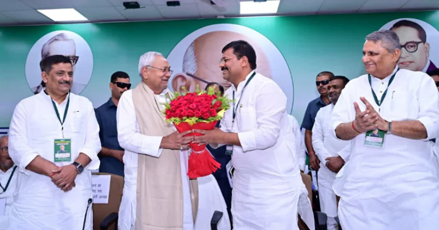 नीतीश कुमार ही चुनेंगे JDU विधायक दल का नेता, पार्टी ने सर्वसम्मति से किया अधिकृत, 2030 में 200 सीट जीतने का लक्ष्य