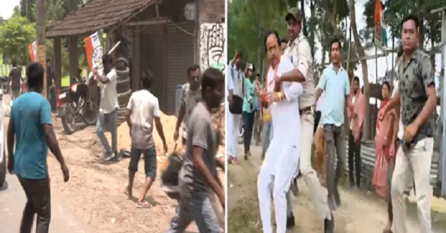 BIG NEWS : प.बंगाल में वोटिंग के बीच हिंसा, कुमारगंज में BJP उम्मीदवार को दौड़ाकर पीटा, भाजपा प्रत्याशी की कार पर हमला, मुर्शिदाबाद में भिड़े ममता-हुमांयू कबीर समर्थक
