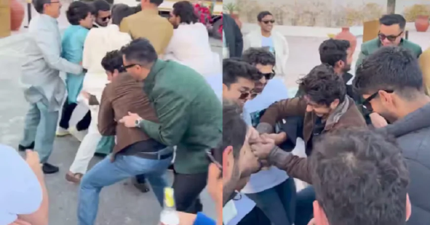 दोस्त की शादी में आर्यन खान का दिखा मस्ती भरा अंदाज, जूता चुराई की रस्म में खूब किया उधम, देखें VIDEO