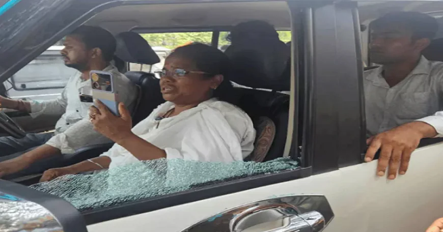 पश्चिम बंगाल में TMC सांसद पर हमला, कार पर बरसाए ईंट-पत्थर, चालक जख्मी, बीजेपी कार्यकर्ताओं पर लगा आरोप