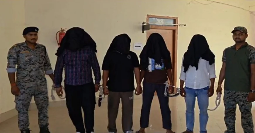 चतरा में अफीम तस्करी का भंडाफोड़, झारखंड से पंजाब तक फैला नेटवर्क, 4 गिरफ्तार, 7 लाख का अफीम और कार भी जब्त