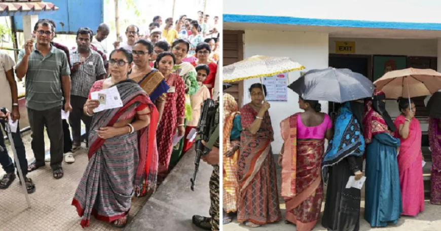 West Bengal Vidhan Sabha Chunav Phase 2 Voting : पश्चिम बंगाल में दूसरे चरण की वोटिंग जारी, जानिए 3 बजे तक कहां कितना हुआ मतदान