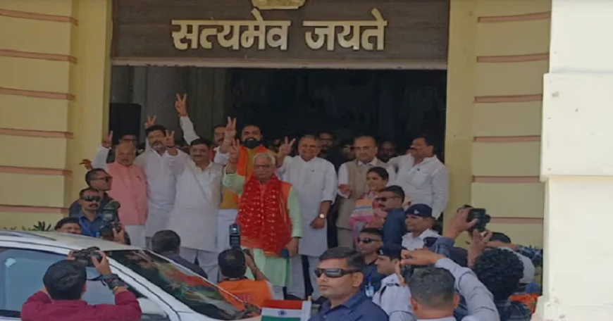 बीजेपी MLC प्रत्याशी अरविंद शर्मा ने किया नामांकन, CM सम्राट चौधरी समेत कई NDA नेता रहे मौजूद