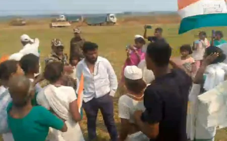 भारतमाला परियोजना का गुमला में विरोध तेज, सड़क निर्माण कराने पहुंचे कंपनी के मुंशी को गांव वालों ने दौड़ा-दौड़ाकर पीटा 