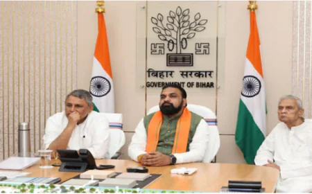 Samrat cabinet meeting : सम्राट कैबिनेट की बैठक में 19 एजेंडों पर लगी मुहर, 5 जिलों में ग्रामीण SP के पदों को मंजूरी, वैशाली में NIFTEM की होगी स्थापना