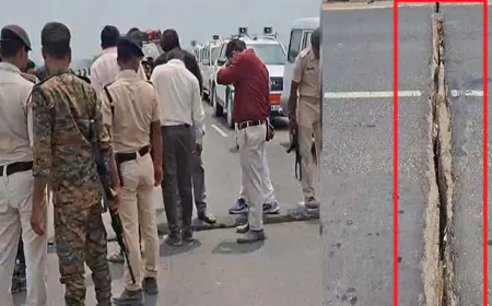 बिहार के 600 करोड़ के इस पुल में आई 9 इंच की दरार, मचा हड़कंप, मौके पर पहुंचे DM, जांच के लिए विशेषज्ञ टीम तलब