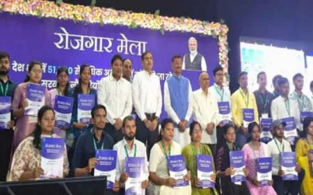पीएम मोदी ने 51 हजार युवाओं को बांटे नियुक्ति पत्र, रांची में 132 अभ्यर्थियों को मिला अपॉइंटमेंट लेटर