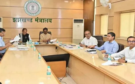 झारखंड को आत्मनिर्भर बनाने के मिशन में हेमंत सोरेन, झारखंड मंत्रालय में की समीक्षा बैठक