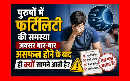 पुरुषों में फर्टिलिटी की समस्या अक्सर बार-बार असफल होने के बाद ही क्यों सामने आती है