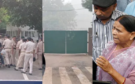 BIG NEWS : "नहीं खाली करुंगी बंगला...बुला लो फोर्स", राबड़ी देवी के तीखे तेवर , आवास पर पहुंची पुलिस, बढ़ी सियासी हलचल