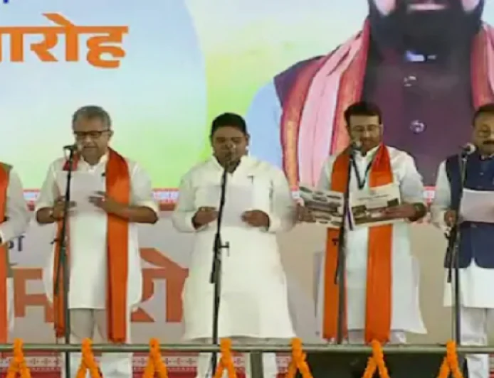 सम्राट कैबिनेट का हुआ विस्तार, 32 मंत्रियों ने ली शपथ, जातीय और महिला संतुलन पर रहा जोर