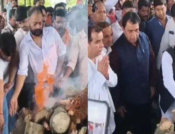 पंचतत्व में विलीन हुए प्रतीक यादव, ससुर ने दी मुखाग्नि, सपा सुप्रीमो अखिलेश यादव ने चिता पर रखी लकड़ी, दोनों बेटियां रहीं मौजूद
