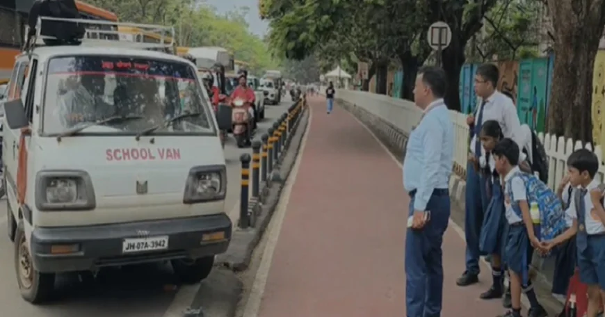 रांची में स्कूली वाहनों पर सख्ती, ओवरलोड वैन-बसों के खिलाफ चला अभियान, नियम तोड़ने वालों पर सख्त कार्रवाई