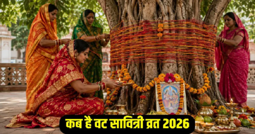 Vat Savitri Vrat 2026 : वट सावित्री व्रत कल, यहां जानिए शुभ मुहूर्त, पूजा विधि और महत्व