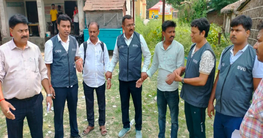 सहरसा में निगरानी की बड़ी कार्रवाई, महिषी अंचल कार्यालय के राजस्व कर्मचारी और दलाल को 16 हजार घूस लेते दबोचा
