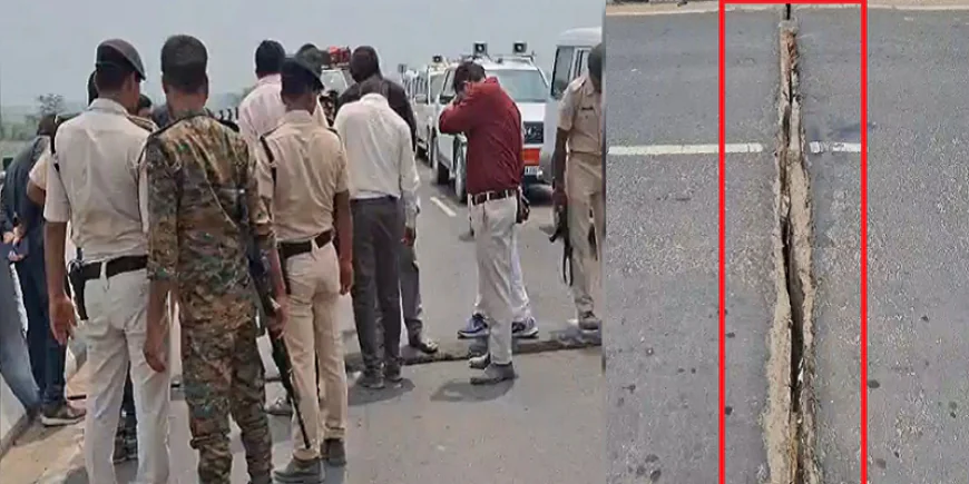 बिहार के 600 करोड़ के इस पुल में आई 9 इंच की दरार, मचा हड़कंप, मौके पर पहुंचे DM, जांच के लिए विशेषज्ञ टीम तलब