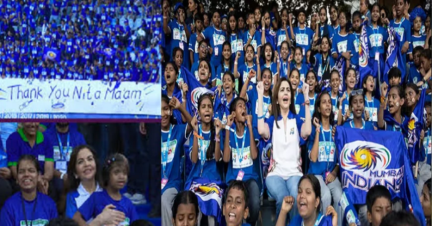 20 हजार बच्चों के शोर से गूंजा वानखेड़े, रिलायंस फाउंडेशन का ESA मैच बना खुशियों का मैदान, मैच देखने पहली बार पहुंचे 100 दृष्टिबाधित बच्चे