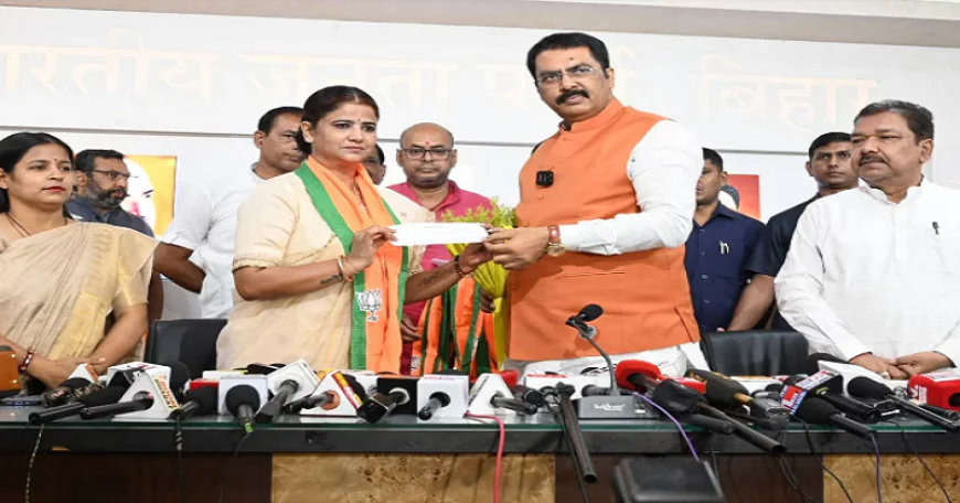 BIG NEWS : ऋतु जायसवाल ने थामा बीजेपी का दामन, लालू प्रसाद की पार्टी को लगा बड़ा झटका, देखिए अबतक का सियासी सफर