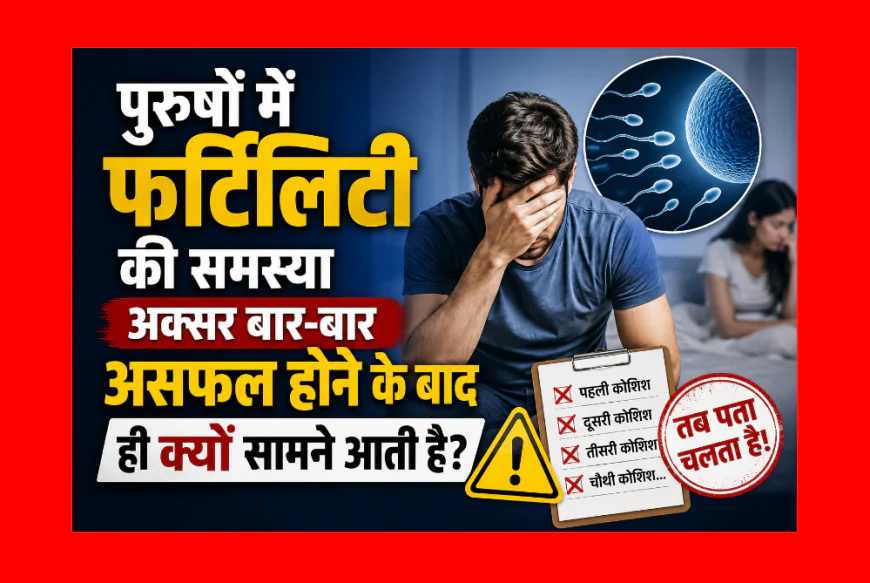 पुरुषों में फर्टिलिटी की समस्या अक्सर बार-बार असफल होने के बाद ही क्यों सामने आती है
