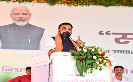 मुजफ्फरपुर को मिलेगी नई पहचान, CM सम्राट का ऐलान, कहा : 22 हजार एकड़ में बनेगी नई सैटेलाइट टाउनशिप, एयरपोर्ट से लेकर रैपिड रेल तक कई बड़ी घोषणा