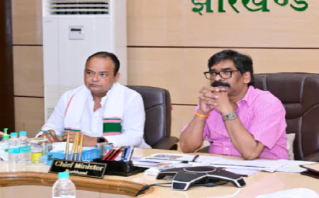 CM हेमंत सोरेन ने की स्वास्थ्य विभाग की समीक्षा, ANM-GNM बहाली से लेकर मेडिकल सीटें बढ़ाने तक का दिया निर्देश, एंबुलेंस सेवा को लेकर जताई चिंता