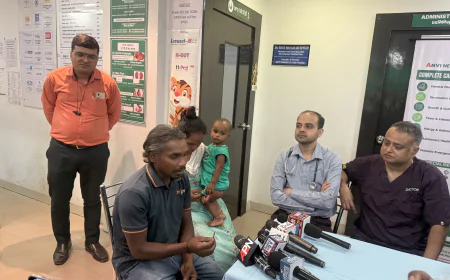 1 साल के बच्चे ने निगल ली थी कांटी, समय पर की गई एंडोस्कोपी प्रक्रिया से बच्चे को बचाया गया