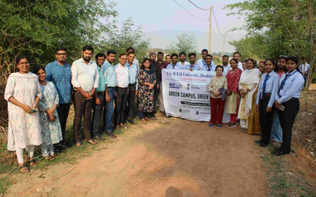 ICFAI UNIVERSITY JHARKHAND ने “ग्रीन कैंपस, ग्रीन कम्युनिटी” अभियान का शुभारंभ किया