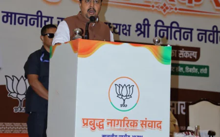 झारखंड को हमने बनाया है, हम ही संवारेंगे : नितिन नवीन