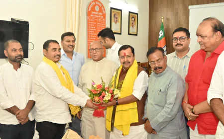 दो दिवसीय झारखंड दौरे पर रांची पहुंचे भाजपा अध्यक्ष नितिन नवीन
