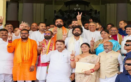 बिहार MLC चुनाव : NDA प्रत्याशियों ने भरा नामांकन, CM सम्राट चौधरी बोले - जनता का भरोसा हमारे साथ