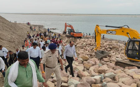 बाढ़ से पहले अलर्ट मोड में बिहार सरकार, गंगा तट पर चल रहे कार्यों का जल संसाधन विभाग के सचिव ने लिया जायजा, एक माह में काम पूरा करने का निर्देश