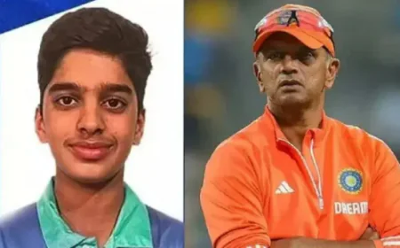 राहुल द्रविड़ के छोटे बेटे अन्वय का इंडिया U-19 टीम में चयन, श्रीलंका दौरे के लिए मिला मौका