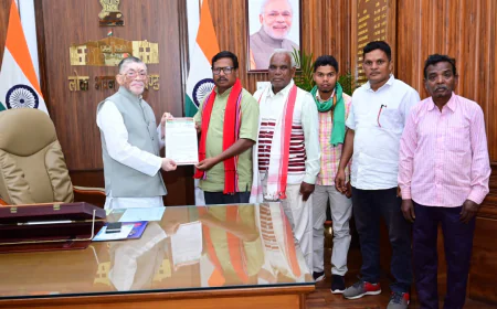 राज्यपाल से मिला भारत आदिवासी पार्टी का प्रतिनिधिमंडल 