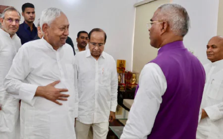 नीतीश कुमार से मिले आरसीपी सिंह, बिहार की सियासत में हलचल तेज, JDU में वापसी को लेकर बढ़ीं अटकलें