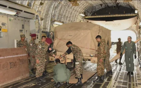 भूकंप से तबाह वेनेजुएला के लिए भारत ने भेजी मदद, C-17 ग्लोबमास्टर से राहत सामग्री और ‘भीष्म क्यूब’ लेकर पहुंची टीम