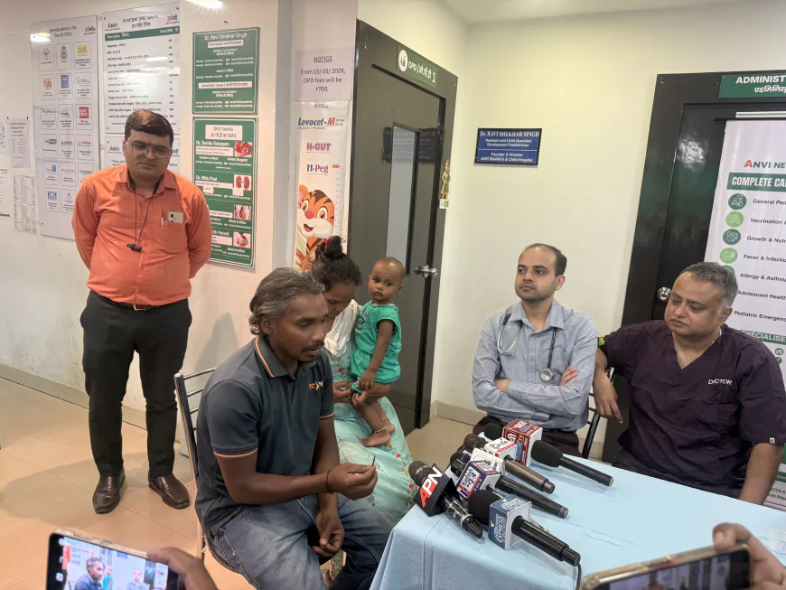 1 साल के बच्चे ने निगल ली थी कांटी, समय पर की गई एंडोस्कोपी प्रक्रिया से बच्चे को बचाया गया