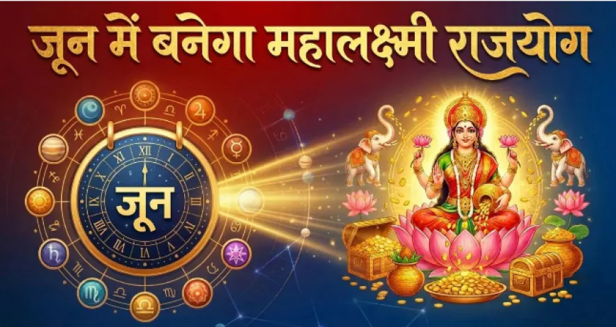 महालक्ष्मी राजयोग 2026: 7 जून से बदल सकती है इन राशियों की किस्मत, खुल सकते हैं सफलता के द्वार, धन लाभ के प्रबल योग