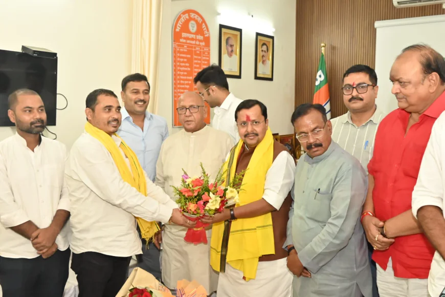 दो दिवसीय झारखंड दौरे पर रांची पहुंचे भाजपा अध्यक्ष नितिन नवीन