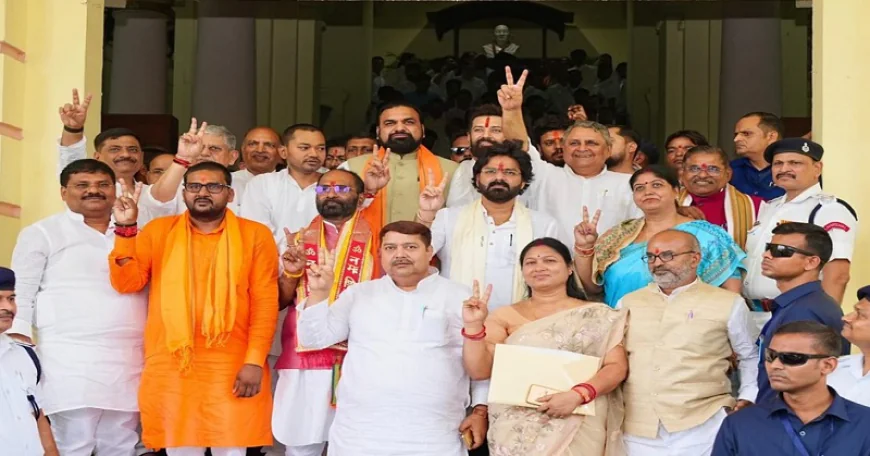 बिहार MLC चुनाव : NDA प्रत्याशियों ने भरा नामांकन, CM सम्राट चौधरी बोले - जनता का भरोसा हमारे साथ