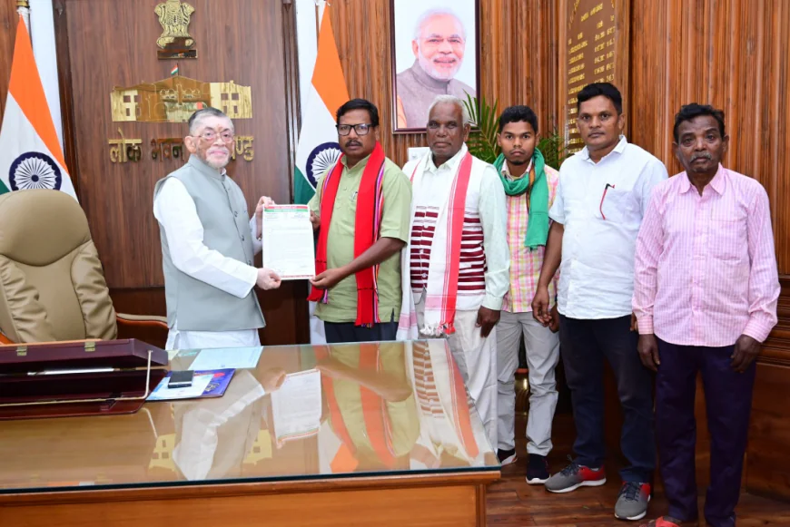राज्यपाल से मिला भारत आदिवासी पार्टी का प्रतिनिधिमंडल 