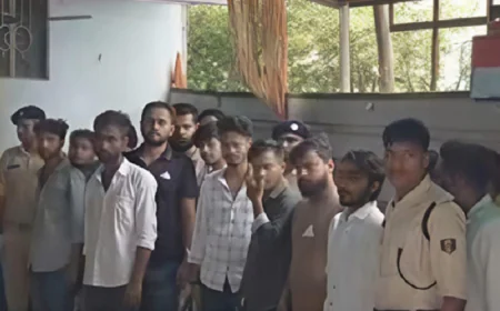 पटना में जमीन पर कब्जा करने आए 17 अपराधी अरेस्ट, पटना पुलिस-STF ने हथियार सहित दबोचा