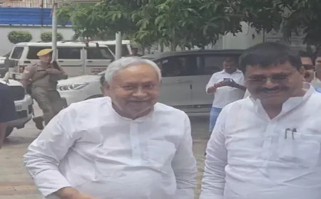 नीतीश कुमार अचानक पहुंचे जदयू कार्यालय, जनसुनवाई की व्यवस्था देख बोले- 'ठीक से कीजिए'