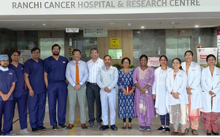 साक्ष्य-आधारित कैंसर उपचार को और सशक्त बनाने के लिए RCHRC में टाटा मेमोरियल सेंटर के कैंसर विशेषज्ञ का शैक्षिक दौरा